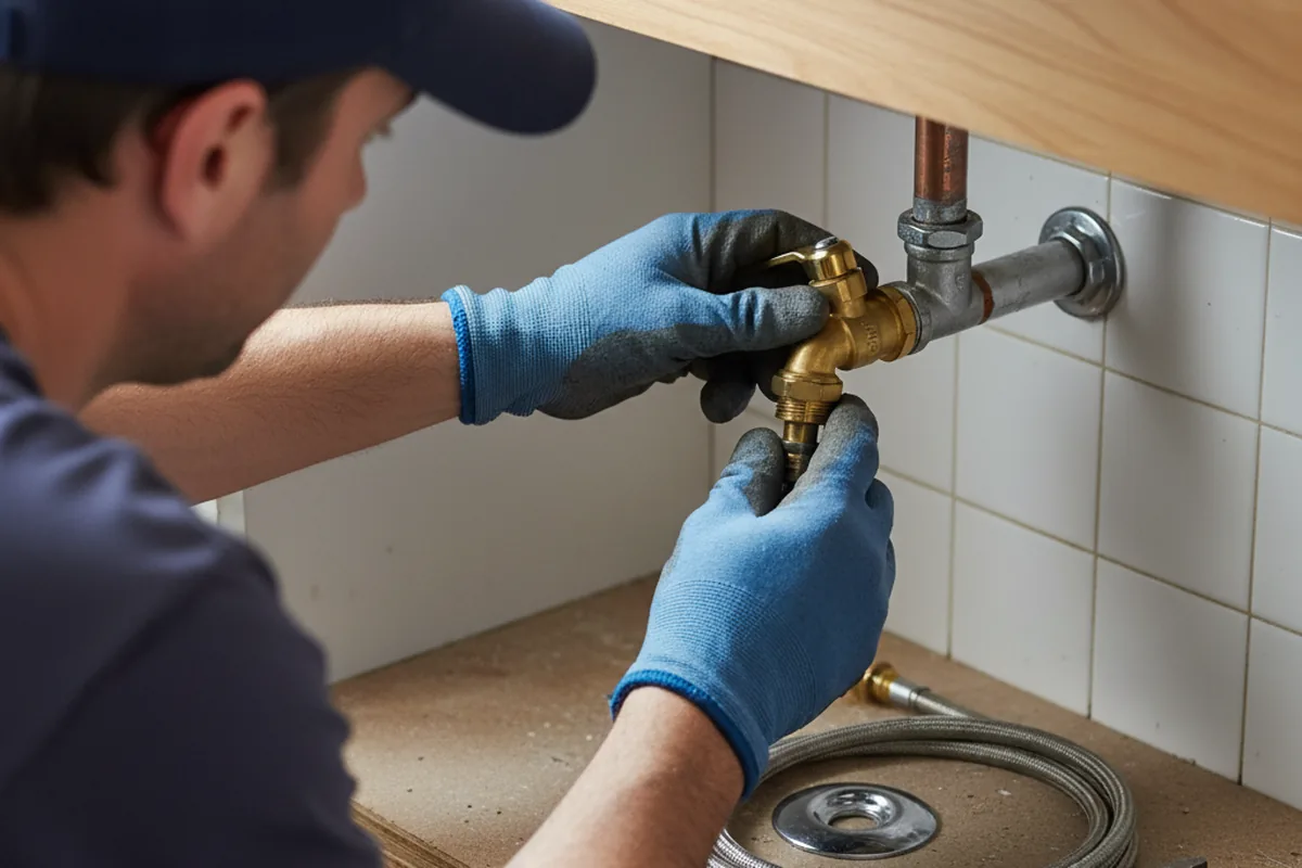 Shutoff valve and fitting work during Emergency Plumbing in Armonk
